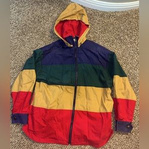 Korea City Blues Women’s MultiColor Vintage Jacket 100% Cotton Like New- Medium